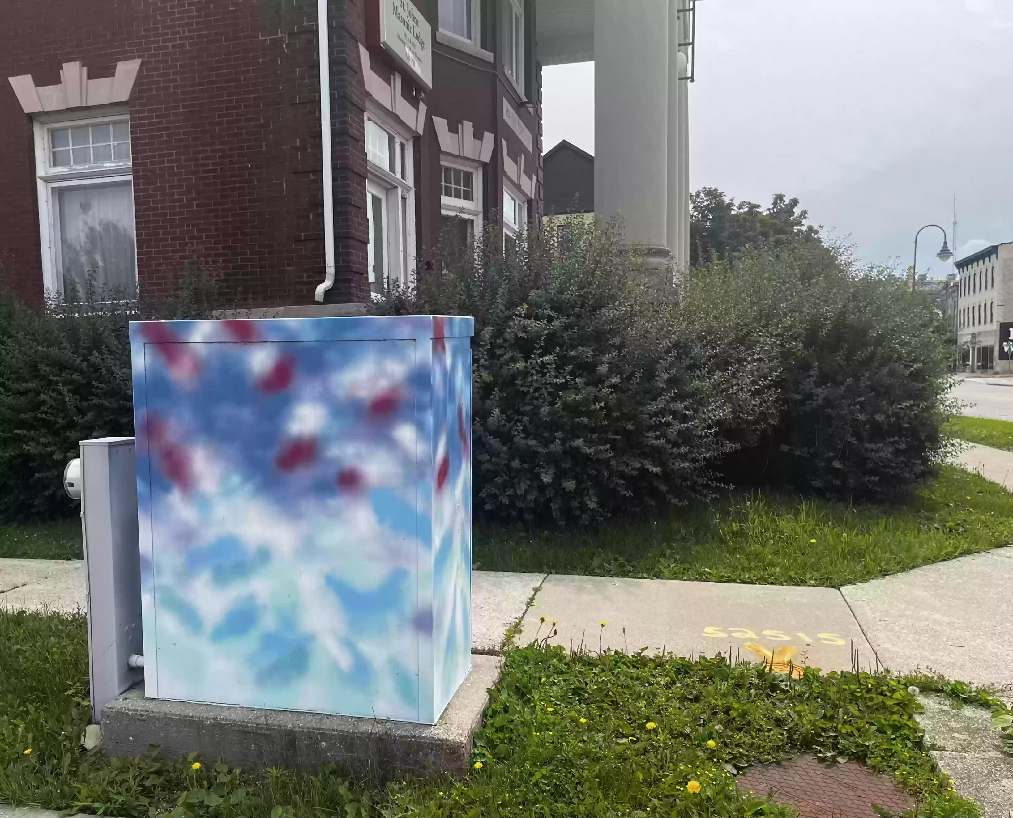 Box 2 with building in background