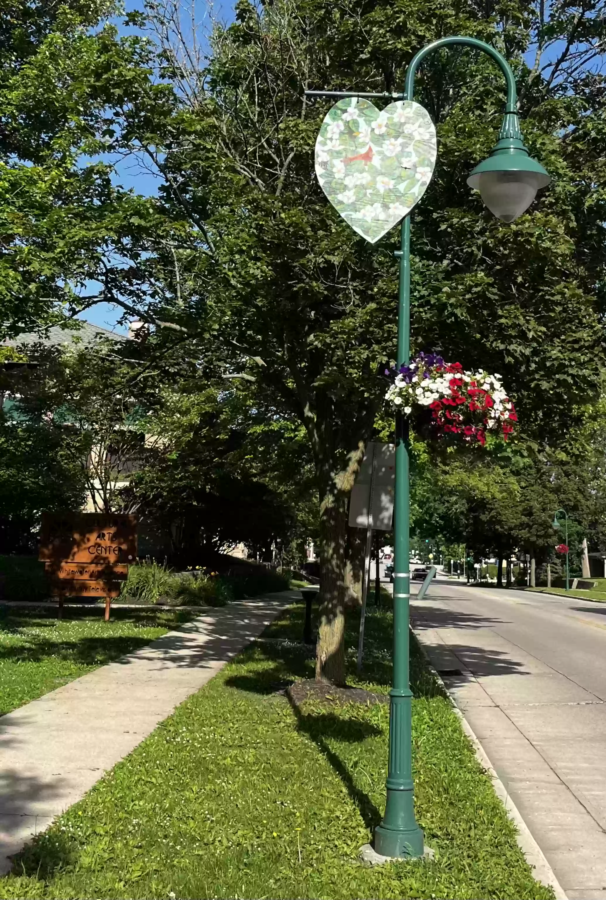 Lamp Post 12 with building in background