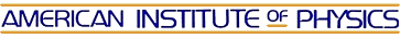 American 
Institute of Physics