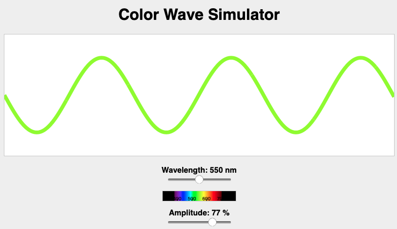 Picture of color wave simulator