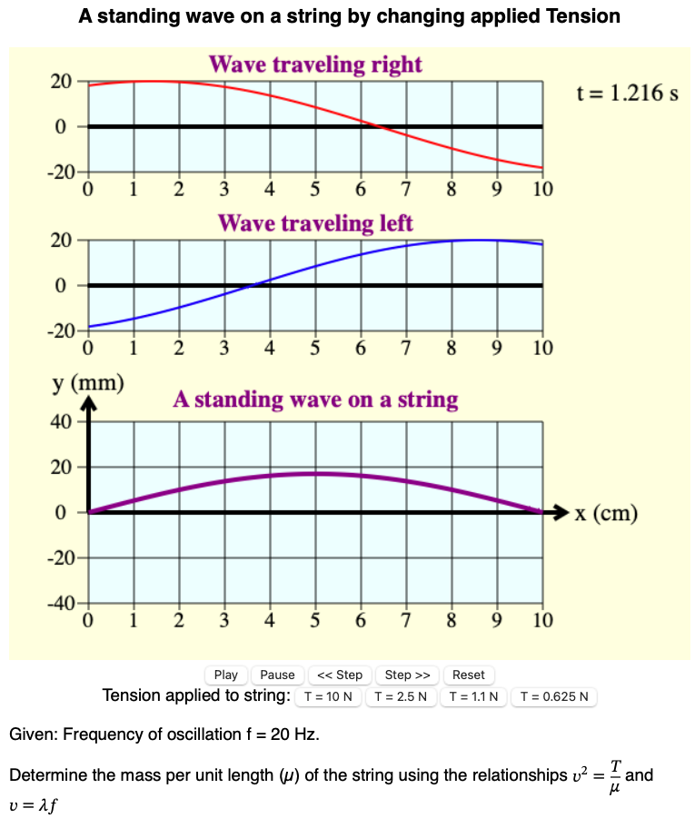 Picture of Standing Wave sim