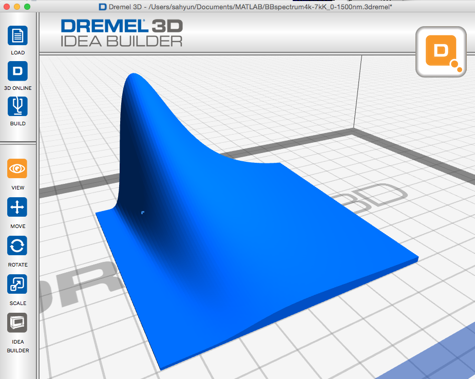 Picture of Dremel 3D file.