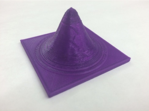 Picture of a symmetric normal distribution.