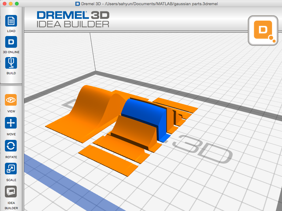 Picture of Dremel 3D file.