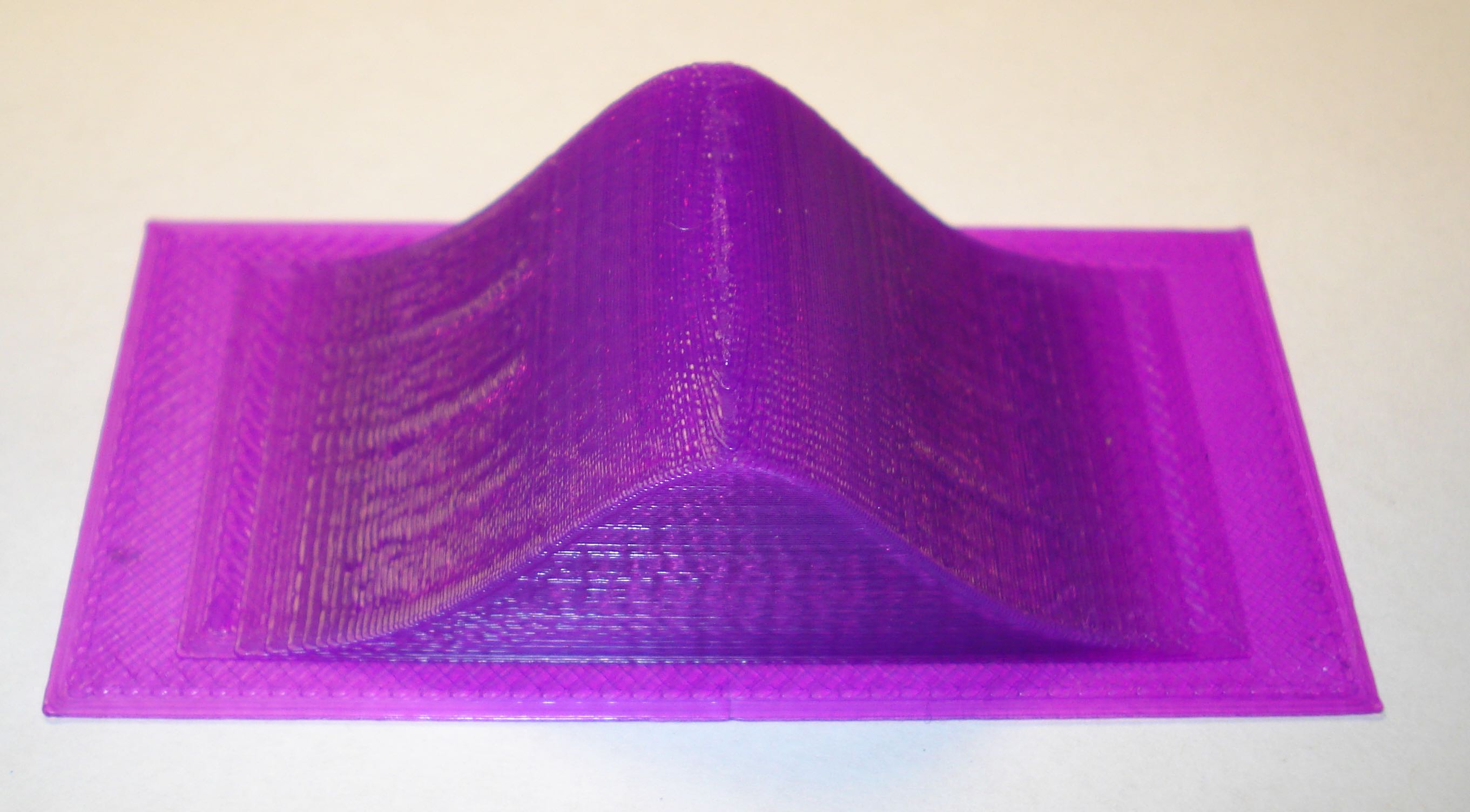 Picture of a 2D normal distribution.