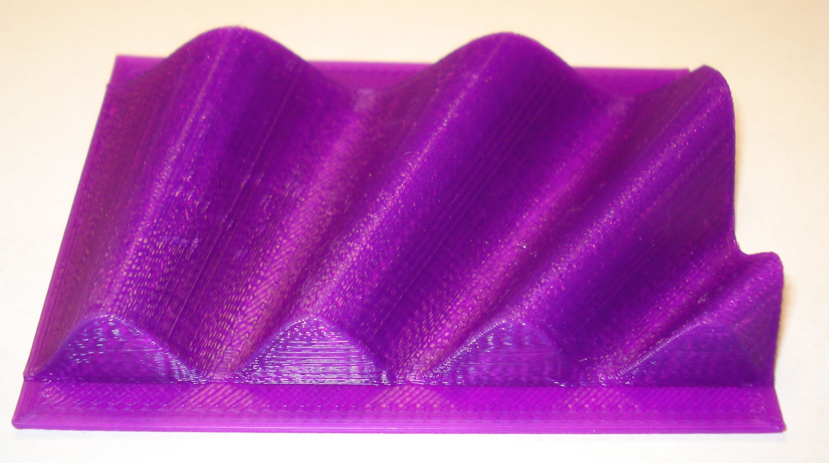 Picture of continuous change from red to blue wavelengths.