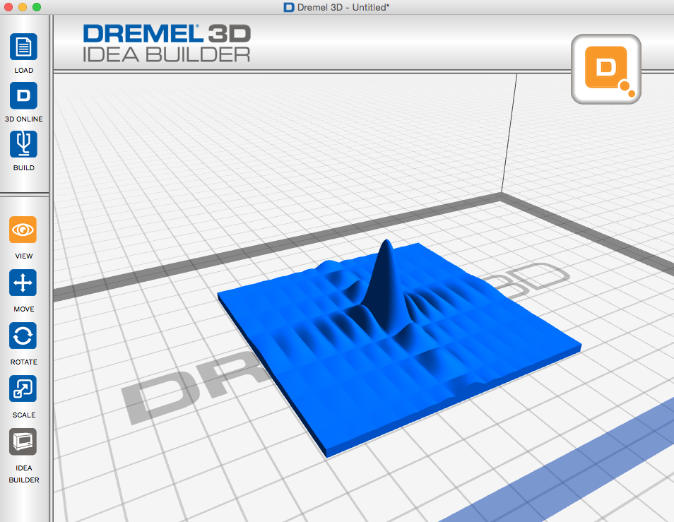 Picture of Dremel 3D file.