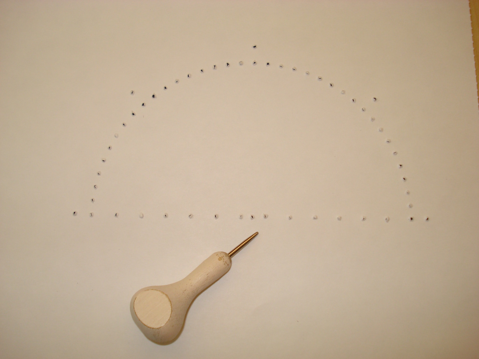 Picture of angle with all markings.