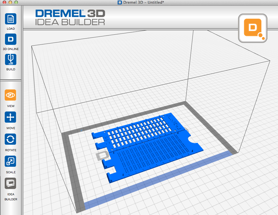 Picture of Dremel 3D file.