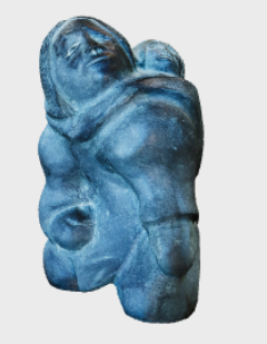 image of mother and child carving